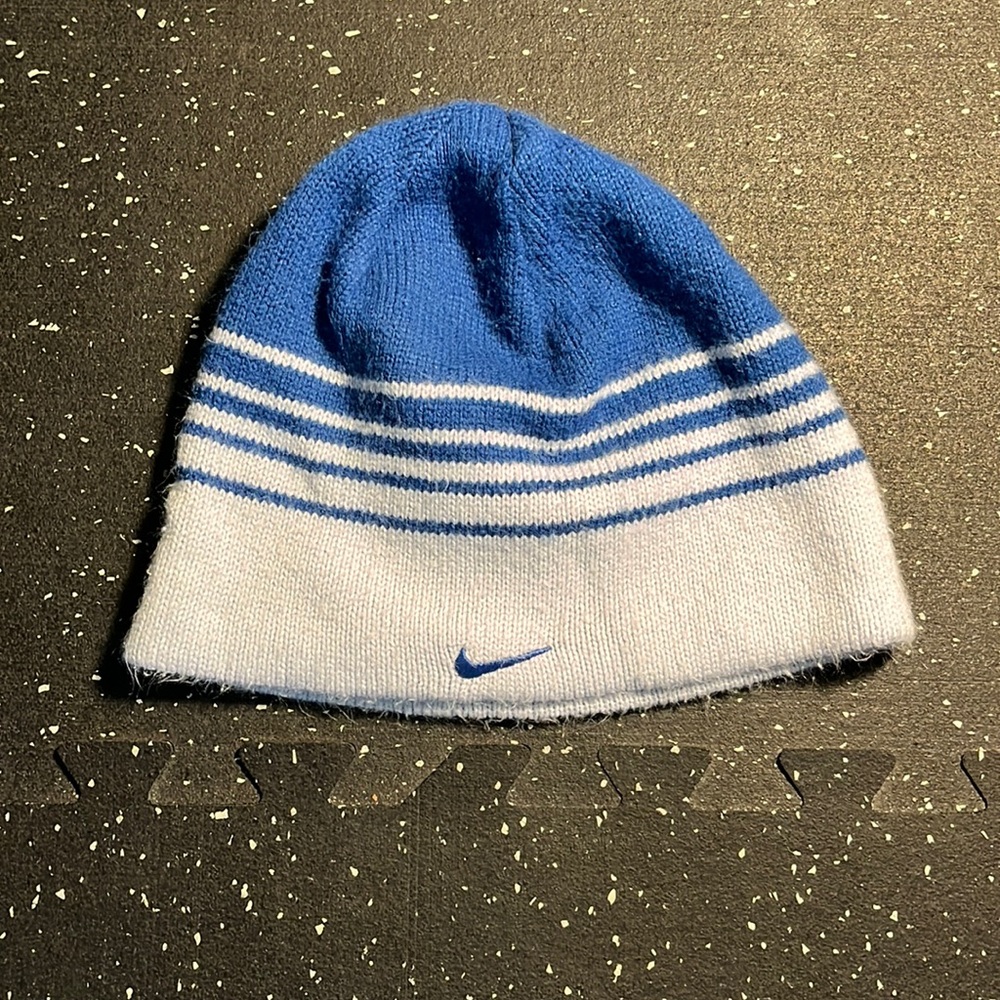 Blue Nike Reversible Beanie